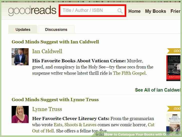 Image titulado Catálogo de Sus Libros con Goodreads Paso 6