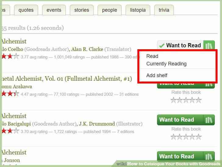 Image titulado Catálogo de Sus Libros con Goodreads Paso 9