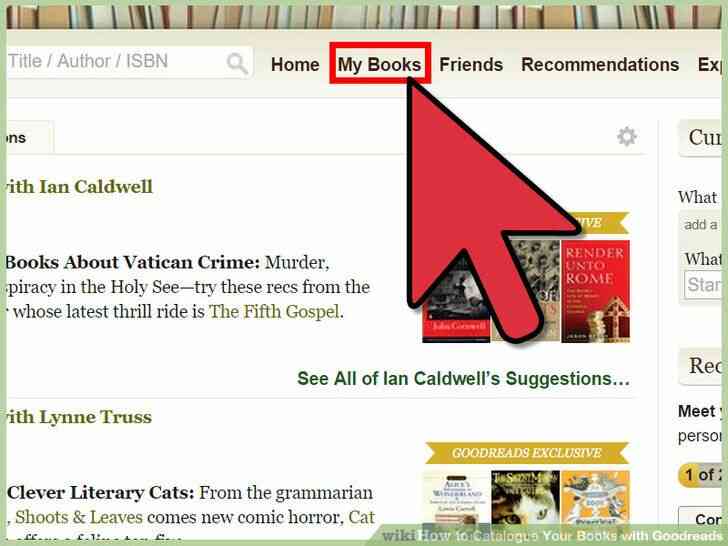 Image titulado Catálogo de Sus Libros con Goodreads Paso 3