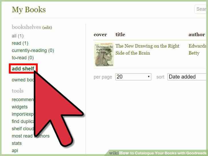 Image titulado Catálogo de Sus Libros con Goodreads Paso 4