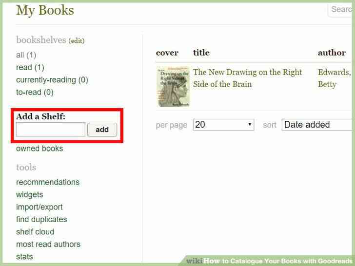 Image titulado Catálogo de Sus Libros con Goodreads Paso 5