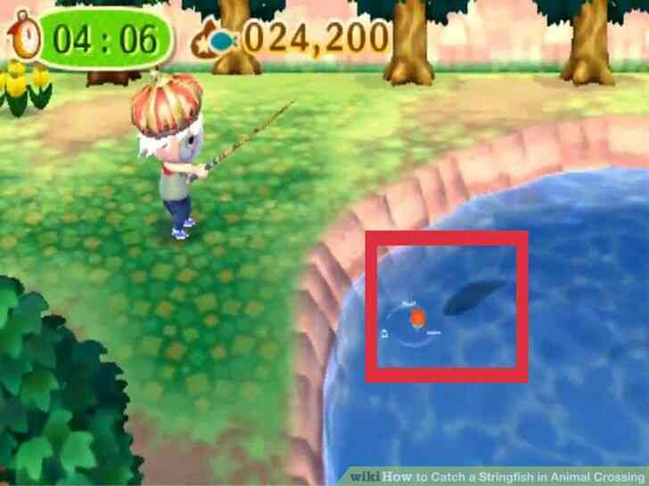 Imagen titulada Coger un Stringfish en Animal Crossing Paso 3