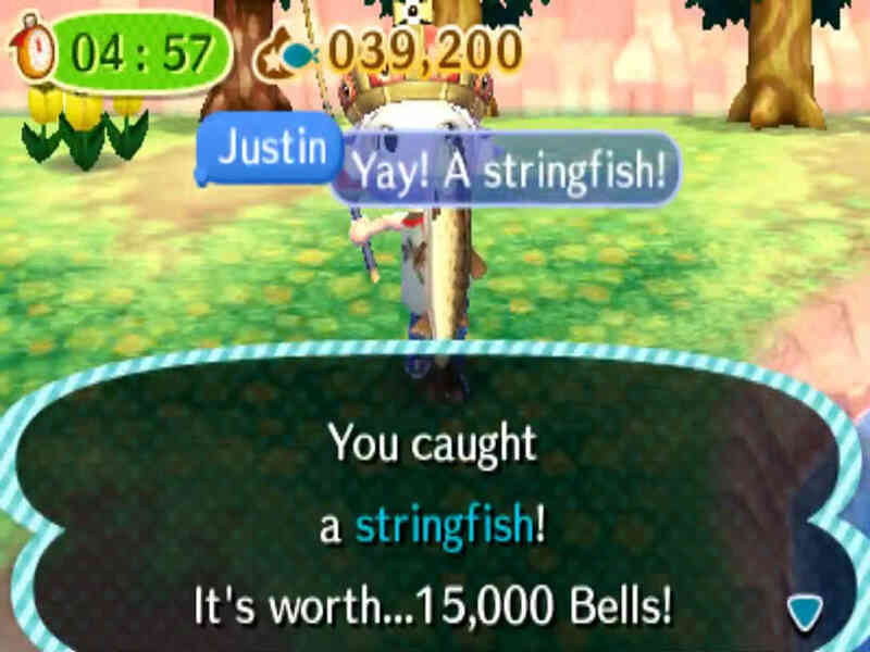 Cómo Atrapar a un Stringfish en Animal Crossing