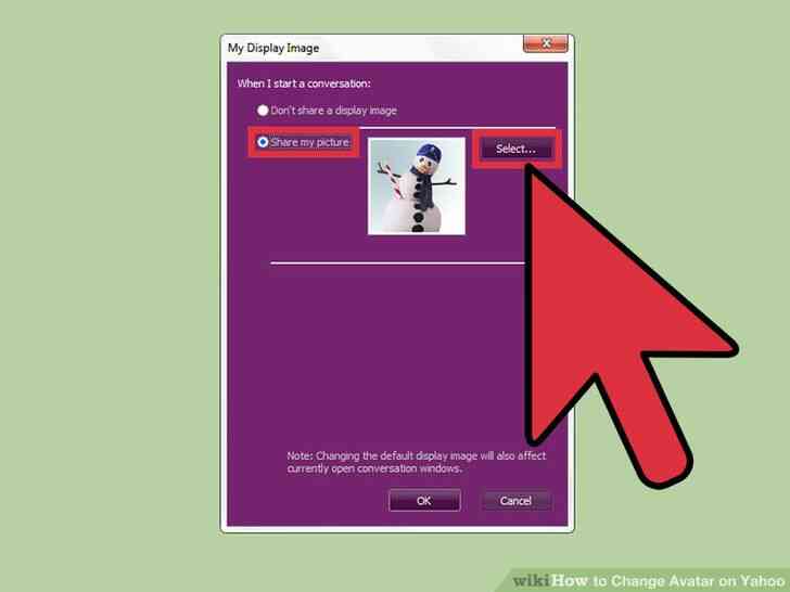 Imagen titulada Cambio de Avatar en Yahoo Paso 4