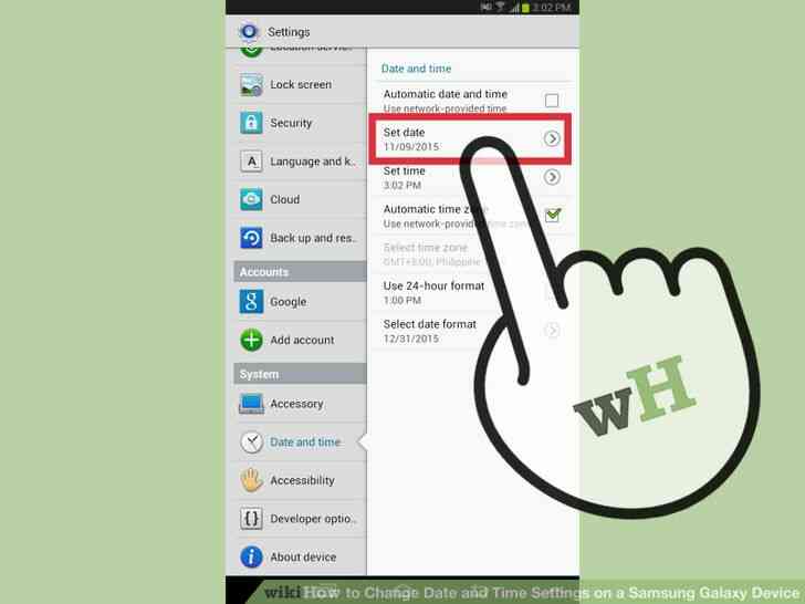 Imagen titulada Cambiar la Configuración de Fecha y Hora en un Dispositivo Samsung Galaxy Paso 7