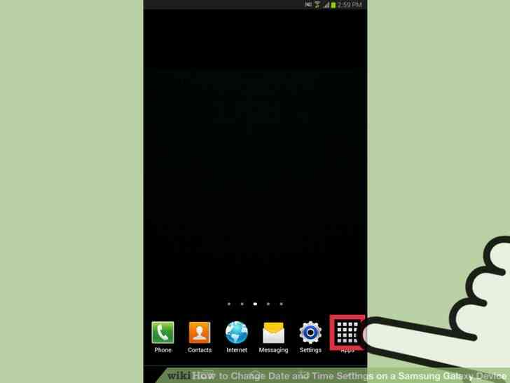 Imagen titulada Cambiar la Configuración de Fecha y Hora en un Dispositivo Samsung Galaxy Paso 3