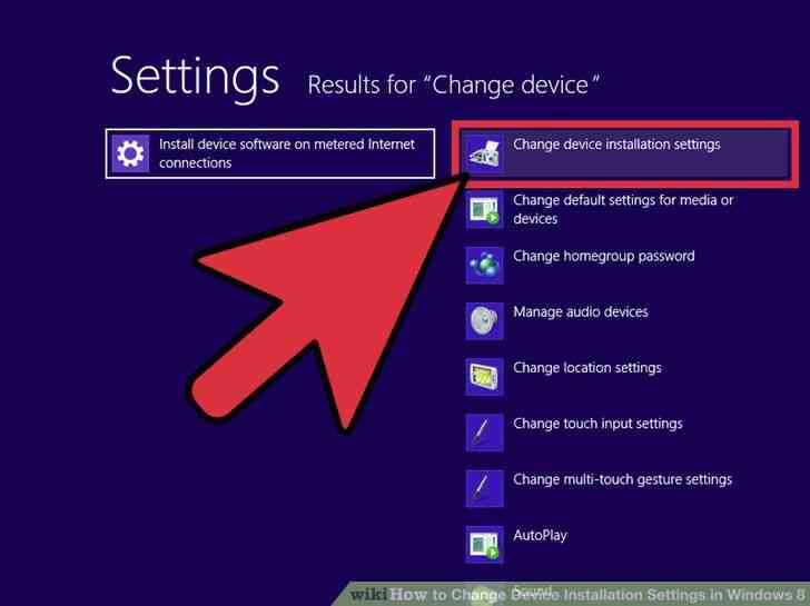 Imagen titulada Dispositivo de Cambio de la Configuración de la Instalación en Windows 8 Paso 2