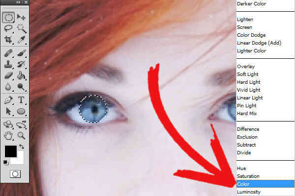 Imagen titulada Cambio de Color de Ojos en Photoshop Elements 7 Paso 6