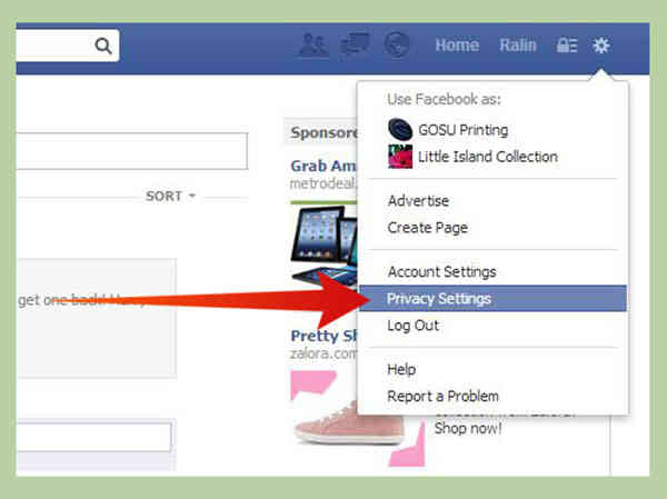 Imagen titulada Cambio de Facebook App Manualmente la Configuración de Paso 2