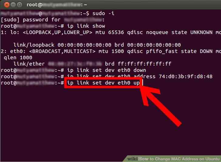 Image titulado Cambio de Dirección MAC en Ubuntu Paso 6