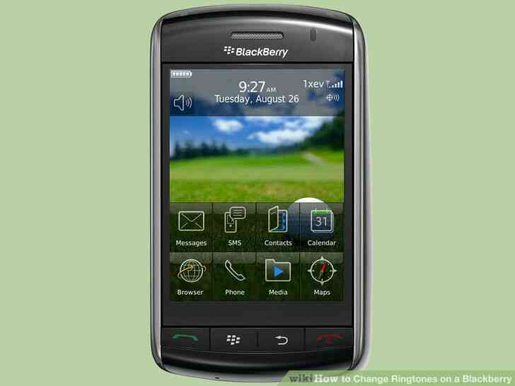 Imagen titulada Cambiar los Tonos de llamada en un Blackberry Paso 6