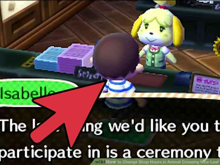 Imagen titulada Cambio de Horario de la Tienda en Animal Crossing New Leaf Paso 8