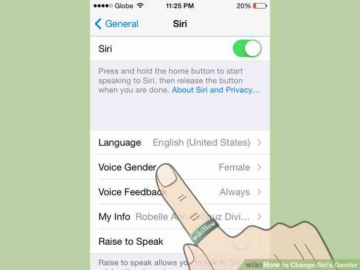 Imagen titulada Cambio de Siri de Género de Paso 4