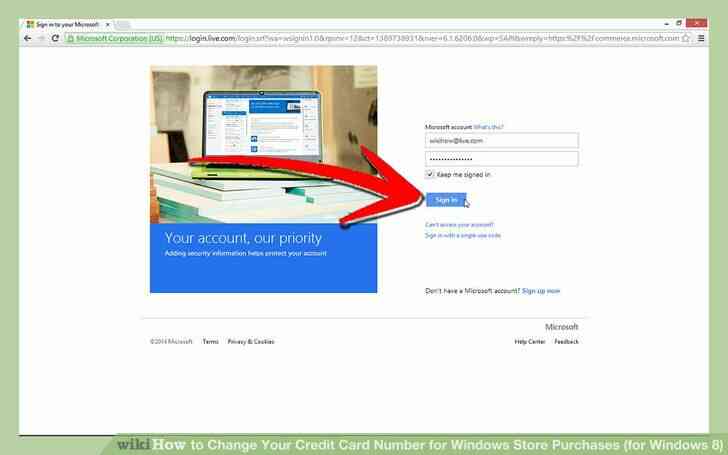 Imagen titulada Cambiar Su Número de Tarjeta de Crédito para las Compras de la Tienda de Windows (Windows 8) Paso 9