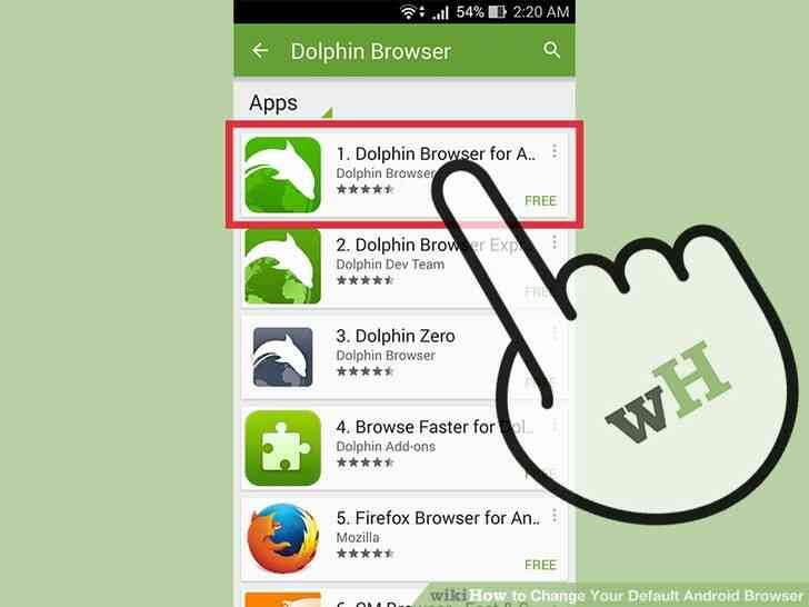 Imagen titulada Cambiar la opción Predeterminada de Android Browser Paso 1