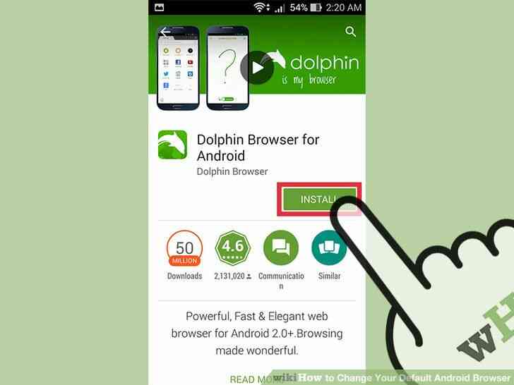 Imagen titulada Cambiar la opción Predeterminada de Android Browser Paso 2