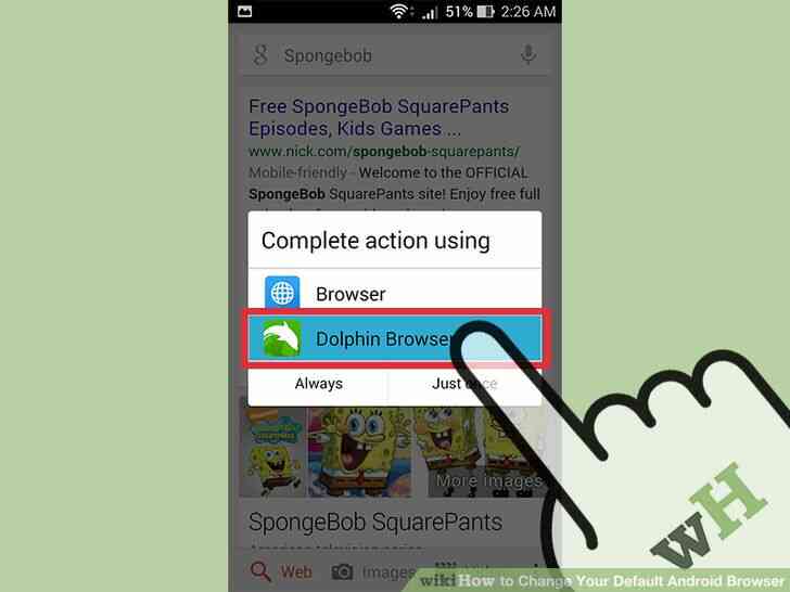 Imagen titulada Cambiar la opción Predeterminada de Android Browser Paso 5