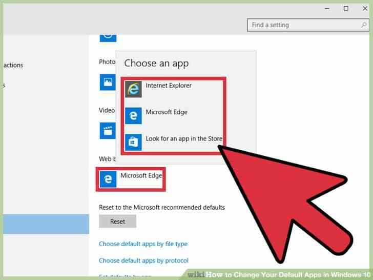 Imagen titulada Cambiar la opción Predeterminada de las Aplicaciones en Windows 10 Paso 5