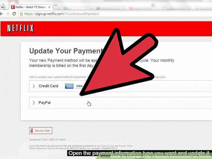 Imagen titulada Cambiar Tu Información de Pago en Netflix Paso 8
