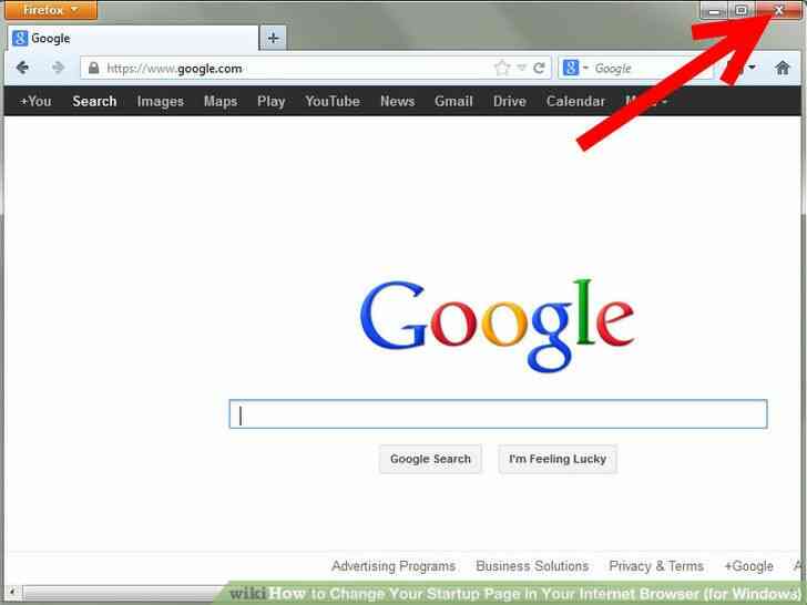 Imagen titulada Cambio de Google Chrome, Firefox la Página de Inicio de PC Paso 16