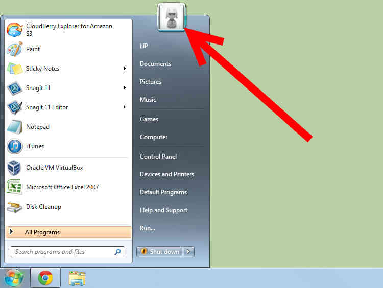 Cómo Cambiar la Imagen de Cuenta de Usuario en Windows 7