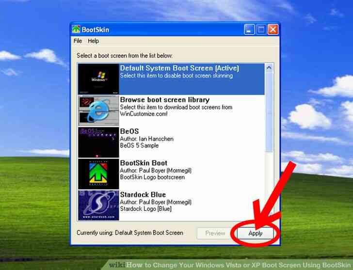 Imagen titulada Cambiar de Windows 2000 y XP Arranque Sceen el Uso de Stardock Paso 6