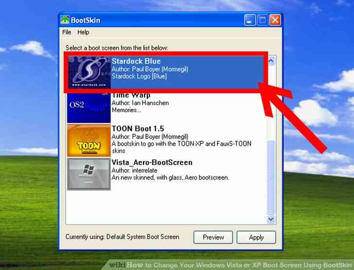 Imagen titulada Cambiar de Windows 2000 y XP Arranque Sceen el Uso de Stardock Paso 8