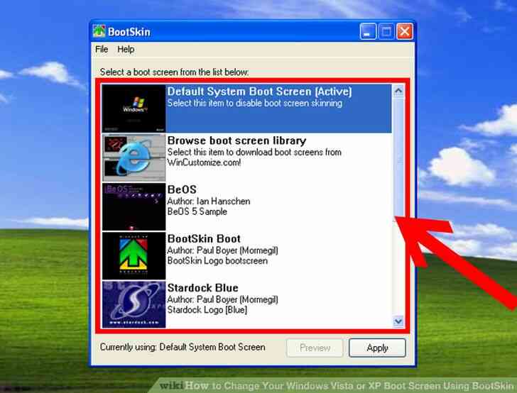 Imagen titulada Cambiar de Windows 2000 y XP Arranque Sceen el Uso de Stardock Paso 5