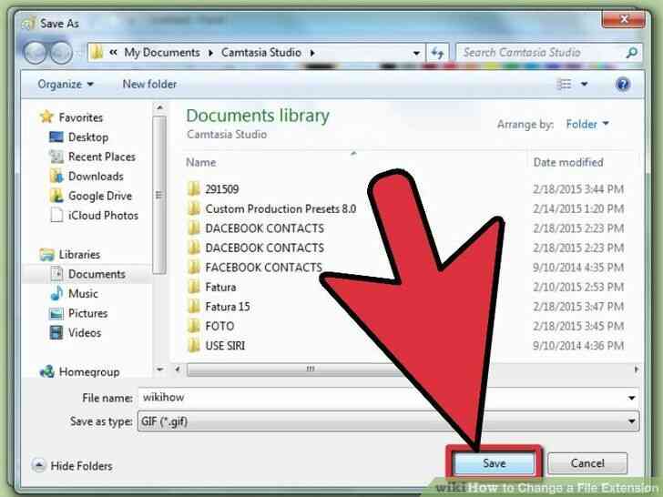 Imagen titulada Cambio de una Extensión de Archivo Step 7