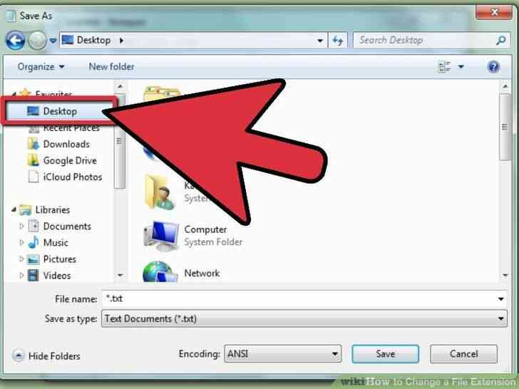 Imagen titulada Cambio de una Extensión de Archivo Paso 3