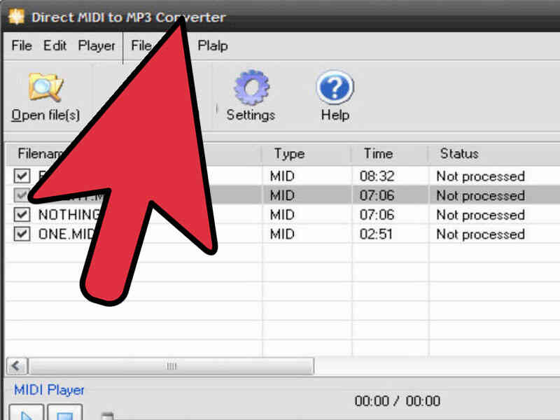 Cómo Cambiar un Archivo Midi a un Archivo Wav o MP3