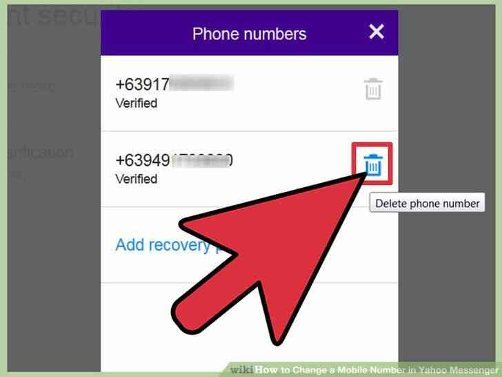 Imagen titulada Cambiar un Número de teléfono Móvil en Yahoo Messenger Paso 9