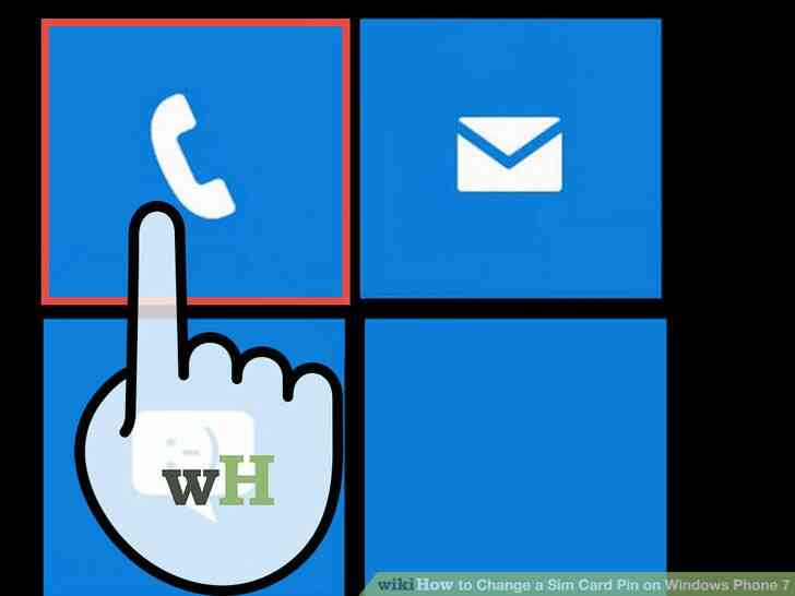 Imagen titulada Cambiar Pin de la Tarjeta Sim en el Teléfono de Windows 7 Paso 1