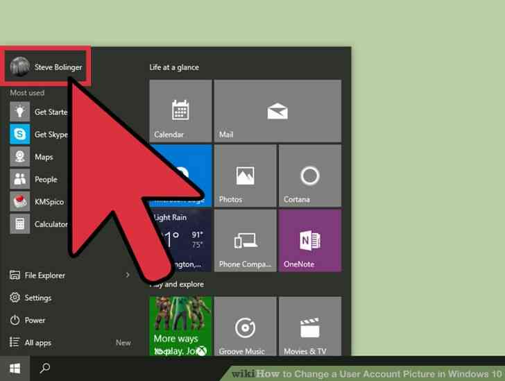 Imagen titulada Cambiar una Imagen de Cuenta de Usuario en Windows 10 Paso 2