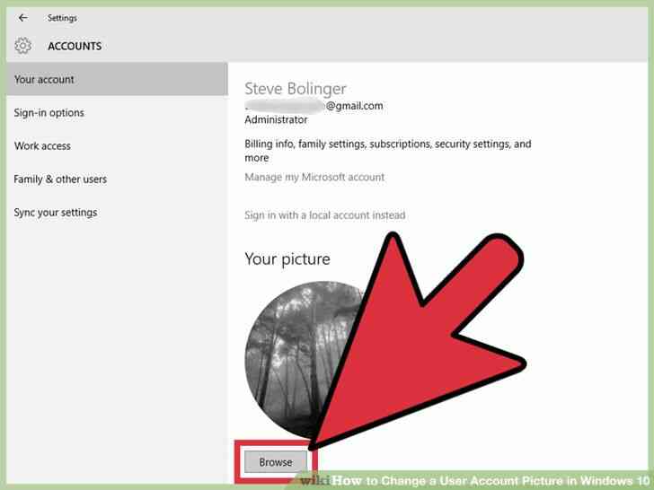 Imagen titulada Cambiar una Imagen de Cuenta de Usuario en Windows 10 Paso 4