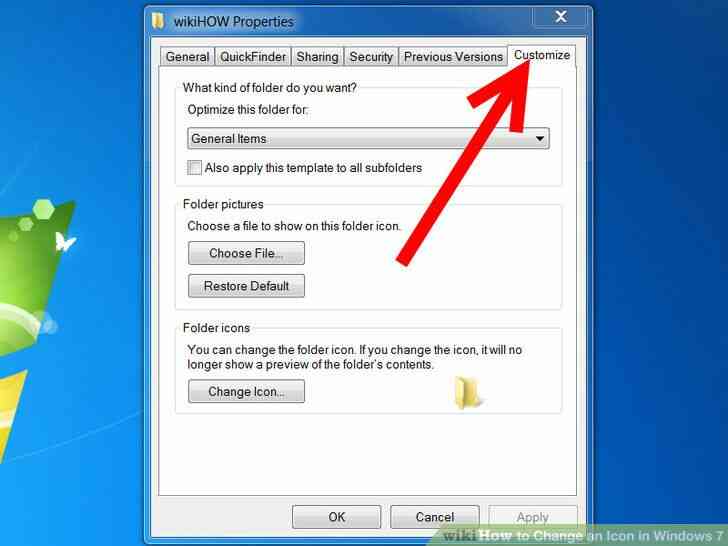 Imagen titulada Cambiar un Icono en Windows 7 Paso 3