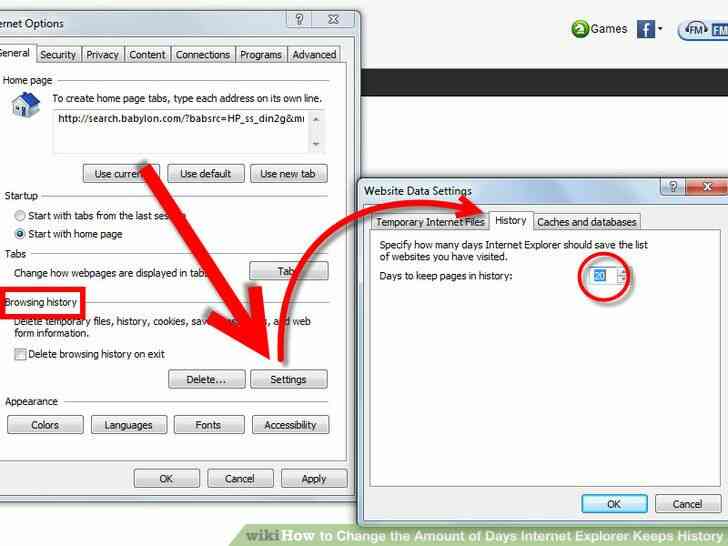 Imagen titulada Cambiar la Cantidad de Días de Internet Explorer Mantiene la Historia Paso 3