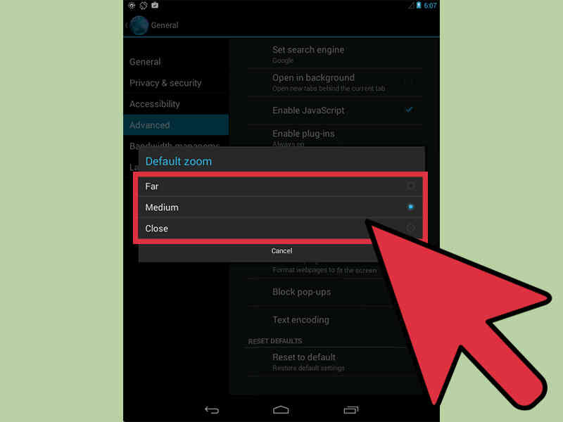 Cómo Cambiar el Zoom Predeterminado para el Navegador de Android
