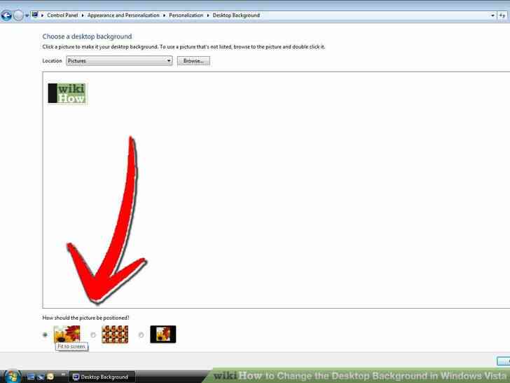 Imagen titulada Cambiar el Fondo del Escritorio en Windows Vista Paso 7