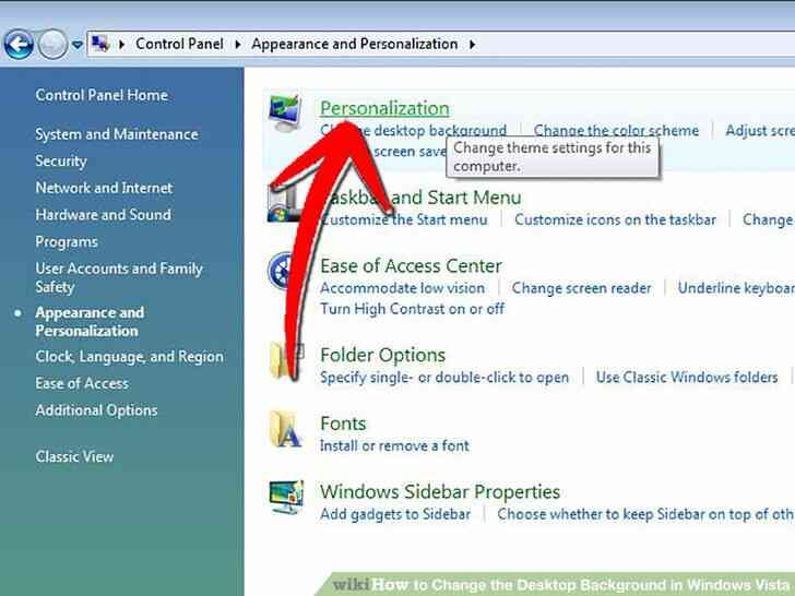 Imagen titulada Cambiar el Fondo del Escritorio en Windows Vista Paso 3