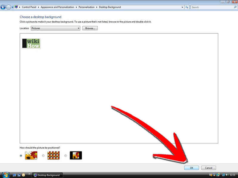 Cómo Cambiar el Fondo del Escritorio en Windows Vista