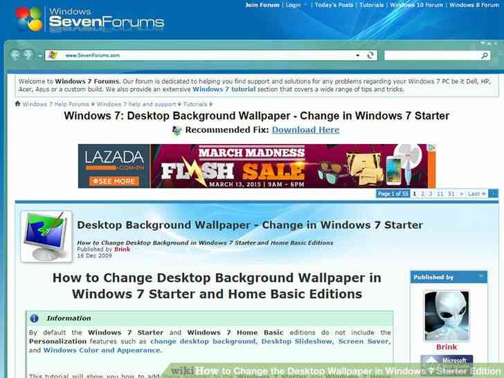 Imagen titulada Cambiar el papel Tapiz del Escritorio de Windows 7 Starter Edition Paso 1