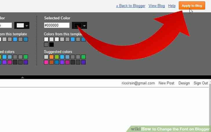 Imagen titulada Cambiar la Fuente en Blogger Paso 6