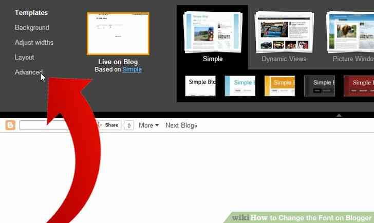Imagen titulada Cambiar la Fuente en Blogger Paso 4