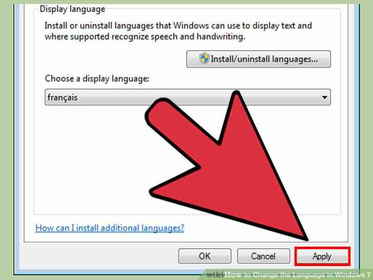 Imagen titulada Cambiar el Idioma en Windows 7 Paso 9
