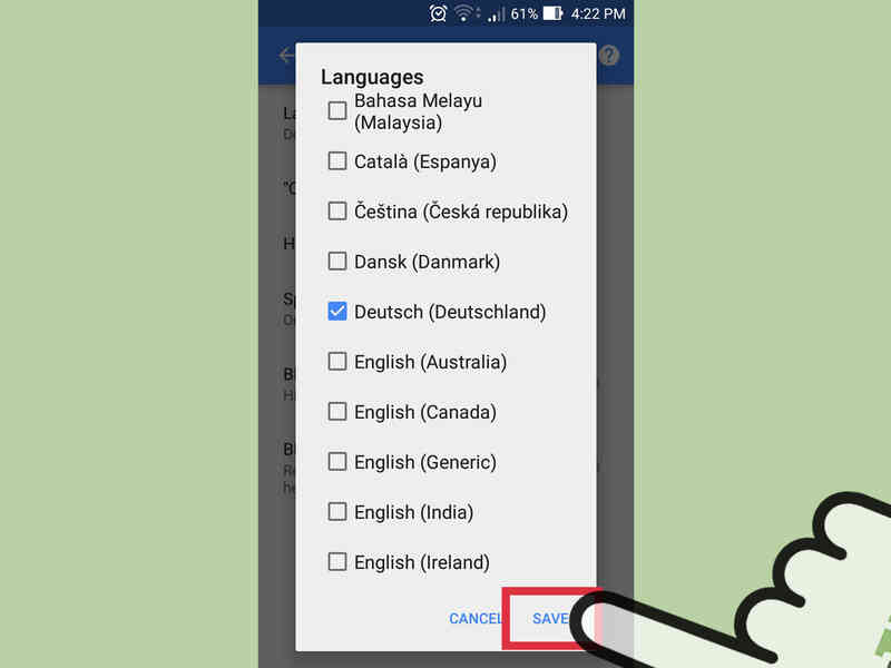 Cómo Cambiar el Idioma en Android de la escritura por Voz de Teclado