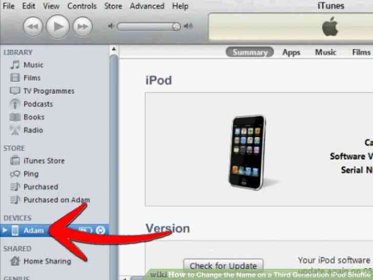 Imagen titulada Cambiar el Nombre de una Tercera Generación de iPod Shuffle Paso 1