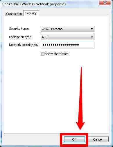 Imagen titulada Cambiar la Contraseña a un Guarda de la Red Inalámbrica en un PC con Windows Vista el Método 1 Paso 8.png