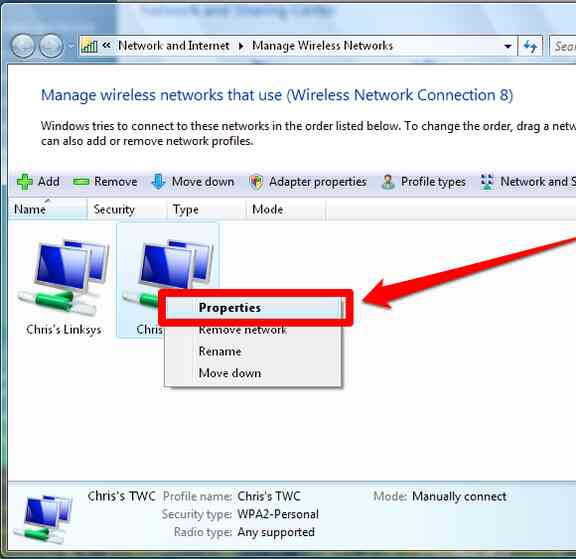 Imagen titulada Cambiar la Contraseña a un Guarda de la Red Inalámbrica en un PC con Windows Vista el Método 1 Paso 4.png