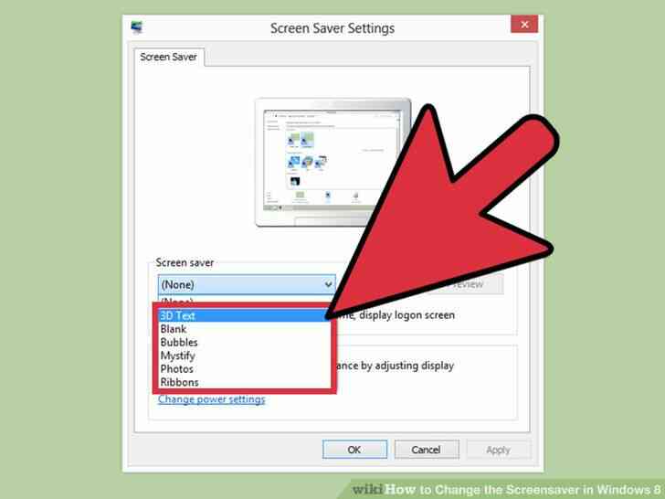 Imagen titulada Cambiar el protector de pantalla en Windows 8 Paso 6